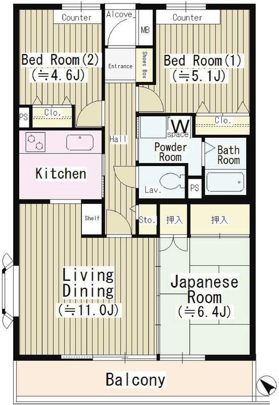 グリシーヌ高井戸の間取り