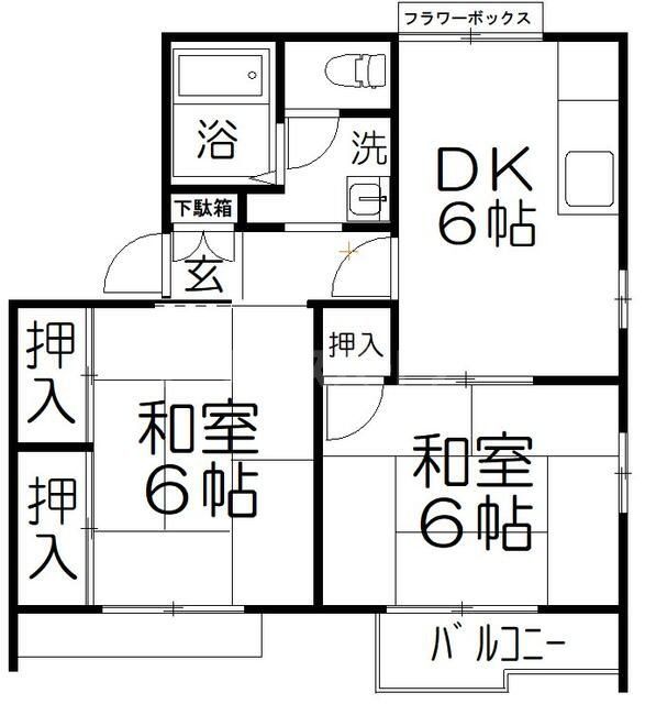 サンライズコーポの間取り