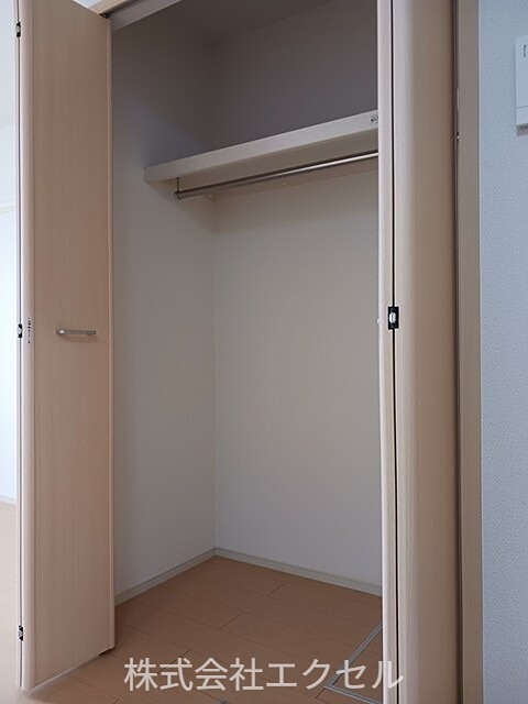 収納　クローゼット付きです。
