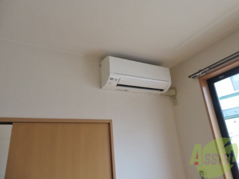 その他設備　エアコンがあれば室温管理は大丈夫ですねー