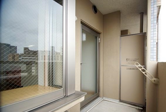 バルコニー　落ち着いた時間を過ごせるバルコニーです