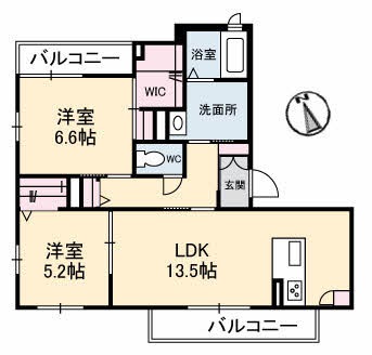 ヴィラ くららの間取り