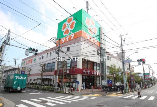 スーパー　ライフ 深川猿江店（スーパー）まで645m