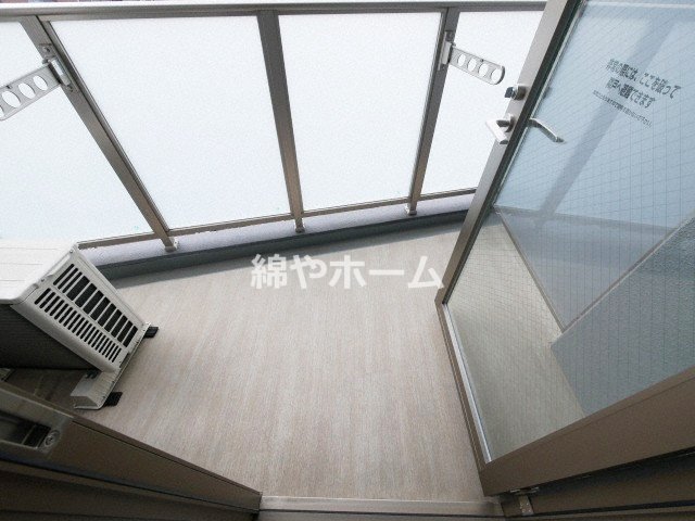 バルコニー　広々としたバルコニーです