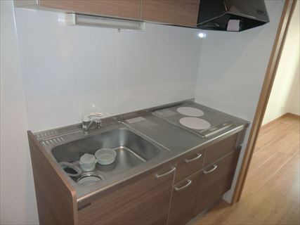 キッチン　ＩＨ2口コンロ付