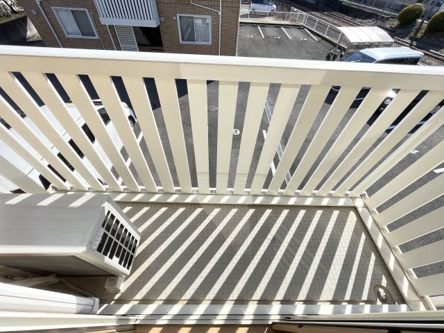 バルコニー　落ち着いた時間を過ごせるバルコニーです