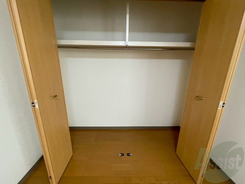 収納　クローゼットがありました。お洋服や荷物はここへ