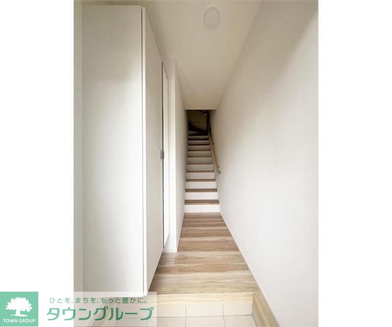 玄関　タウンハウジング調布店まで♪