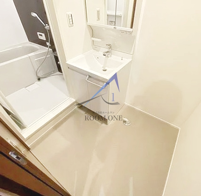 洗面設備　洗面台です。