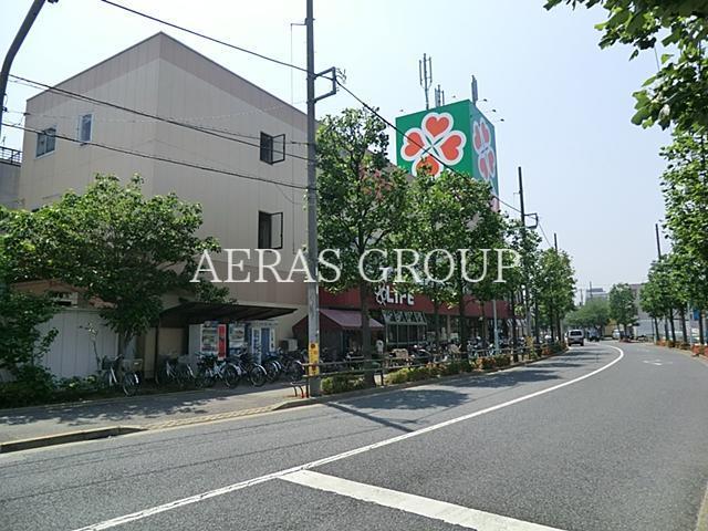 スーパー　ライフ鹿骨店（スーパー）まで494m