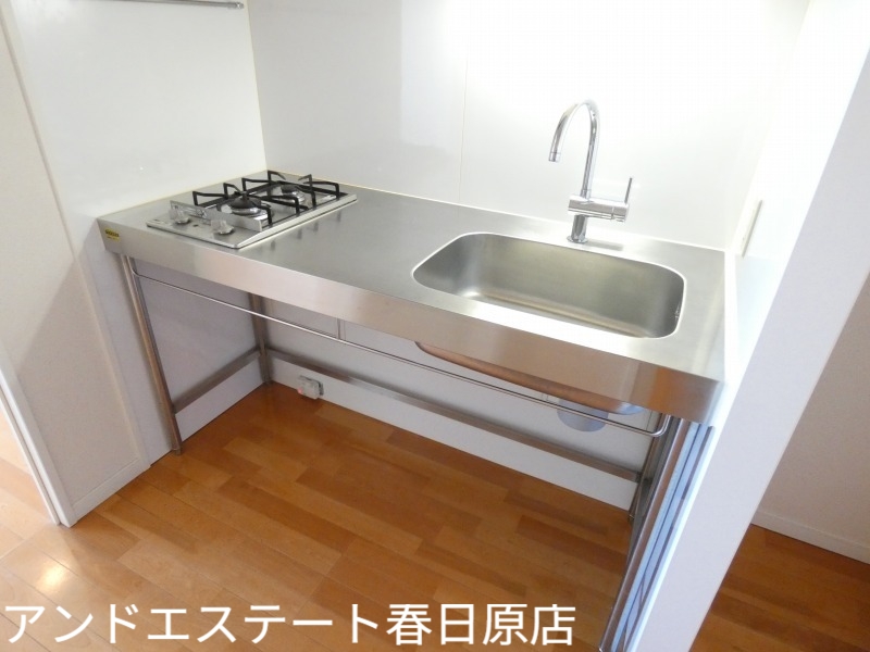 キッチン　２口コンロ付きキッチン