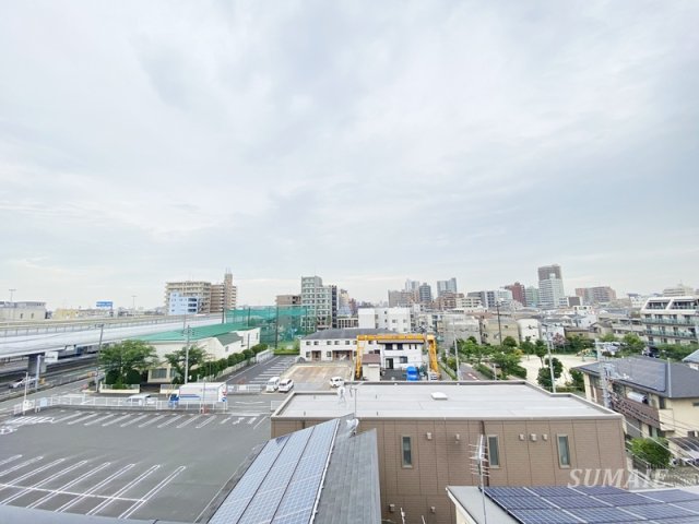 眺望　バルコニーからの展望です