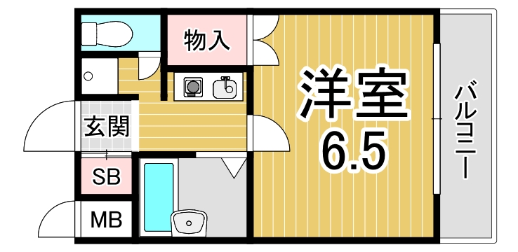 地下鉄西神・山手線 板宿駅 徒歩10分 2階建 築30年の間取り写真