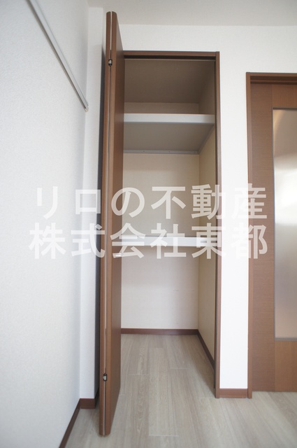 収納　奥行のある収納付です！増えがちな荷物をもスッキリ収納できます