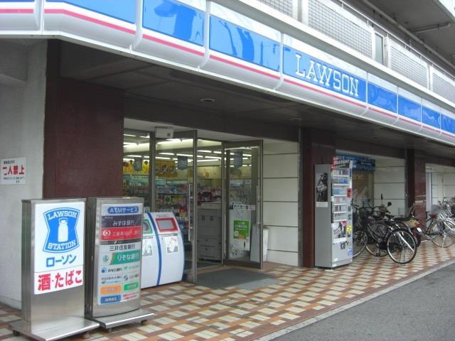 コンビニ　ローソン 尼崎東園田五丁目店（コンビニ）まで60m