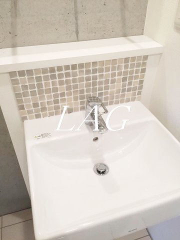 洗面設備　洗面台です。