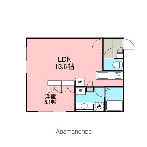 ＪＲ千歳線 恵庭駅 徒歩9分 4階建 築15年の間取り写真
