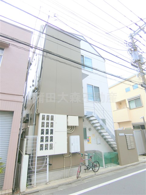 建物外観　外観　2016年10月築　木造地上3階建て 東京都大田区西六