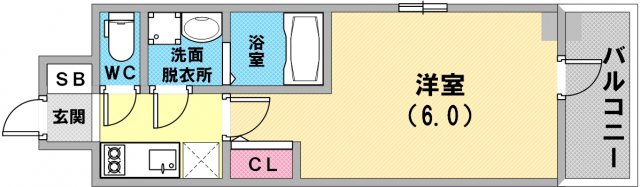 エスリード神戸ハーバークロスの間取り写真