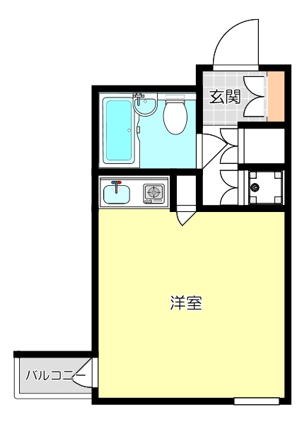 CUBE南塚口IIIの間取り写真