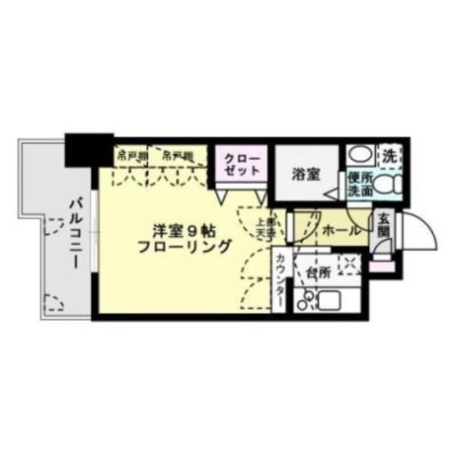 地下鉄七隈線 薬院大通駅 徒歩5分 14階建 築27年の間取り写真