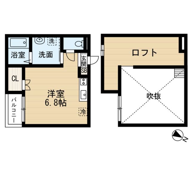アストン大成の間取り写真