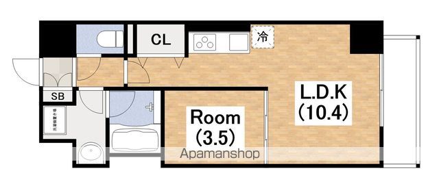 地下鉄御堂筋線 西田辺駅 徒歩9分 9階建 築7年の間取り写真