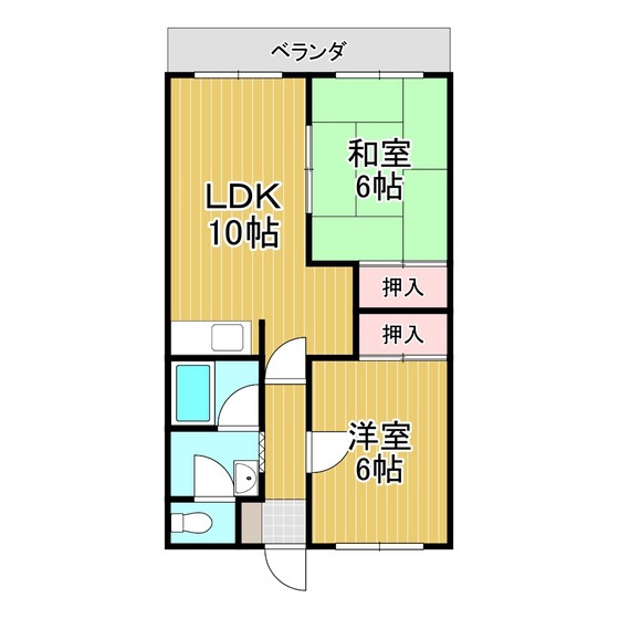 ベルコートの間取り写真