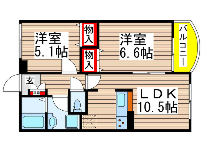 レグルスの間取り写真