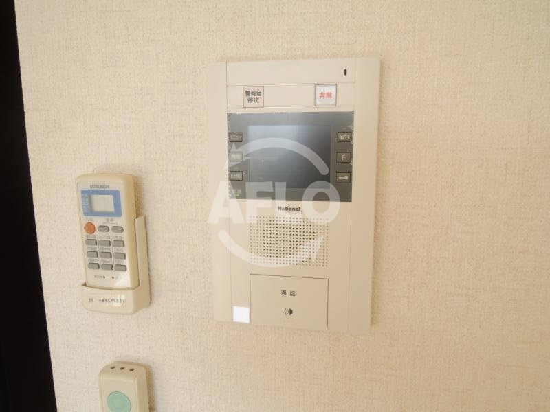 セキュリティ　クレアートクラウン天王寺　モニター付きインターフォン