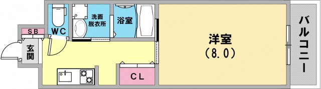 東灘OMパレスの間取り写真