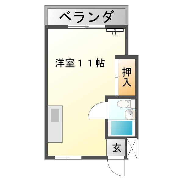 グリーンマンションIIの間取り写真