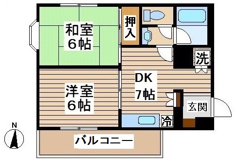 グリーン大泉2の間取り写真