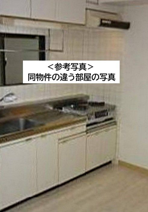 キッチン　同物件の違う部屋