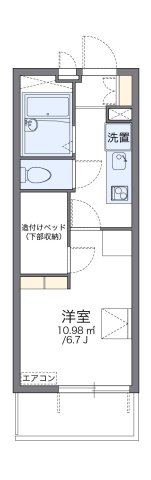 レオパレススノーヴァレー相模原の間取り写真
