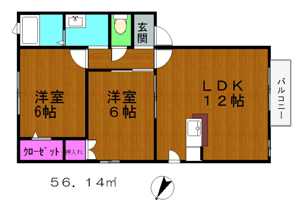 カサグランテAの間取り