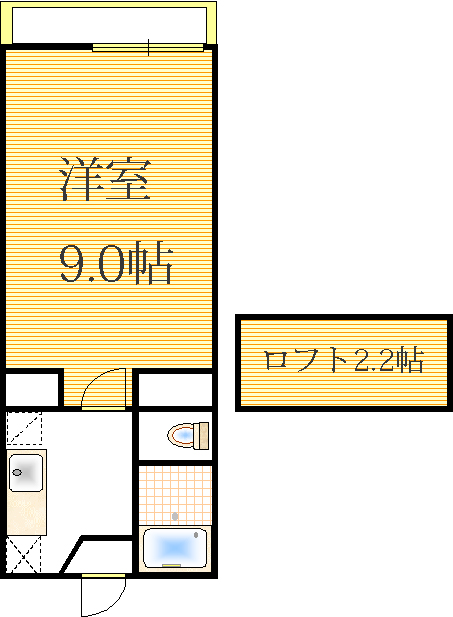 柴田郡柴田町大字船岡のアパートの間取り