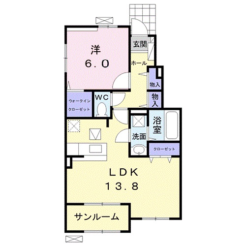 セレーノ橘Ｃの間取り