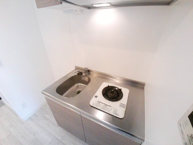 キッチン　自炊派に嬉しいガスキッチン