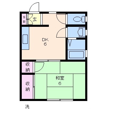 菊地ハイツの間取り