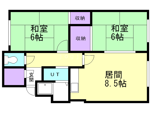 新都ハイツレジェの間取り