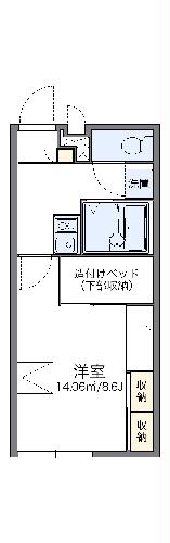 レオパレスグリーンの間取り