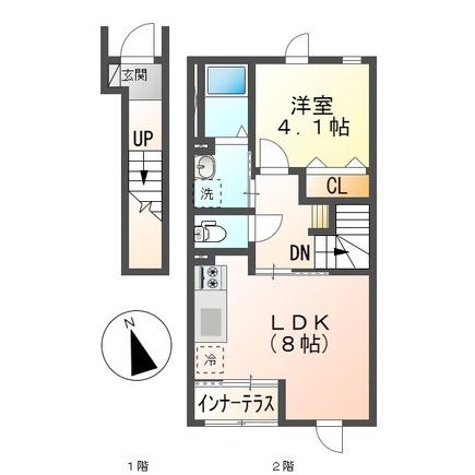 アイリス新鎌ヶ谷の間取り