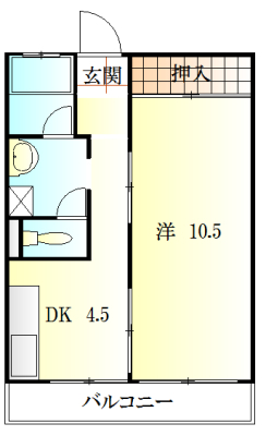 石塚マンションの間取り