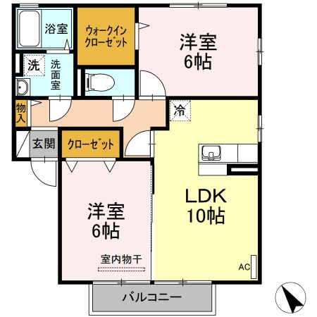 ソレイユ本郷の間取り