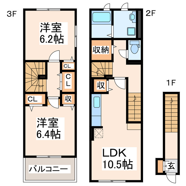 上益城郡御船町大字木倉のアパートの間取り