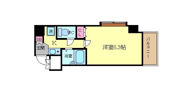 ベラジオ四条堀川の間取り