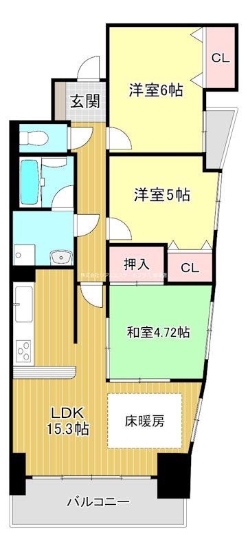 サンコート南草津II番館の間取り