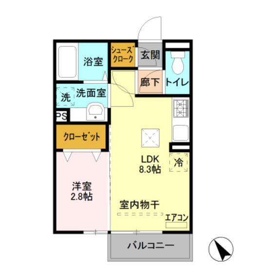 プレシャス上大島　Iの間取り