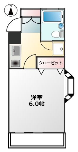 クリオ片倉町伍番館の間取り